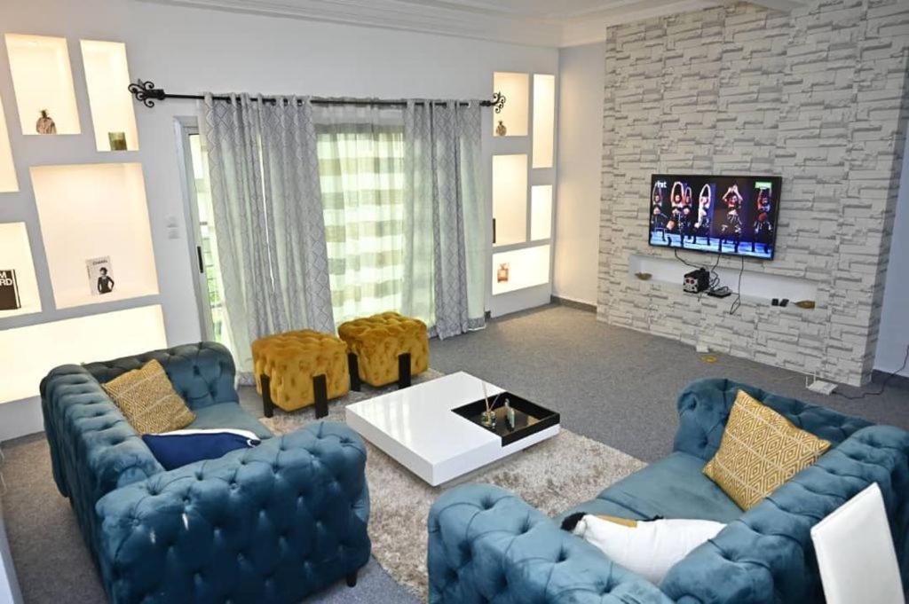 Appartement Cosy Gold Bonapriso Douala Bagian luar foto